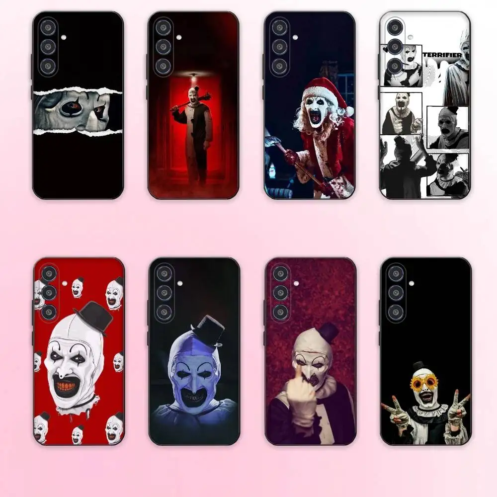 

Terrifier phone Case For Samsung Galaxy A73,A72,A71,A70,A53,A52,A51,Others Soft Black Shell