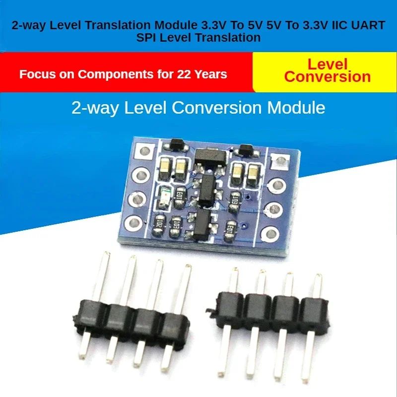 2PCS 3.3V To 5V 5V … - image