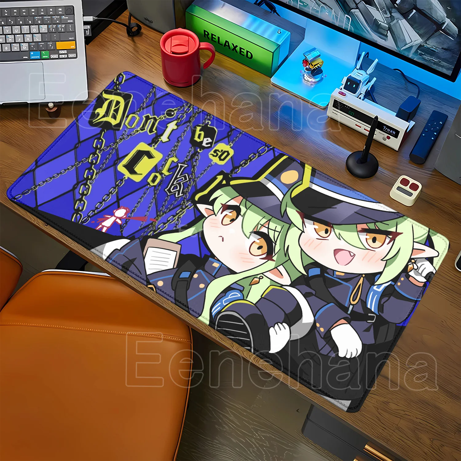 Large Mousepad Blue Archive Highlander Railroad School nozomi hikari Non-slip HD Printing Mouse Pad Keyboard Anime Girl Desk Mat