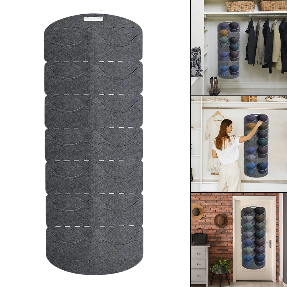 Nuova casa appeso a parete cappello stoccaggio Non tessuto appeso Rack di stoccaggio multifunzionale berretto da Baseball espositore per la stanza di casa