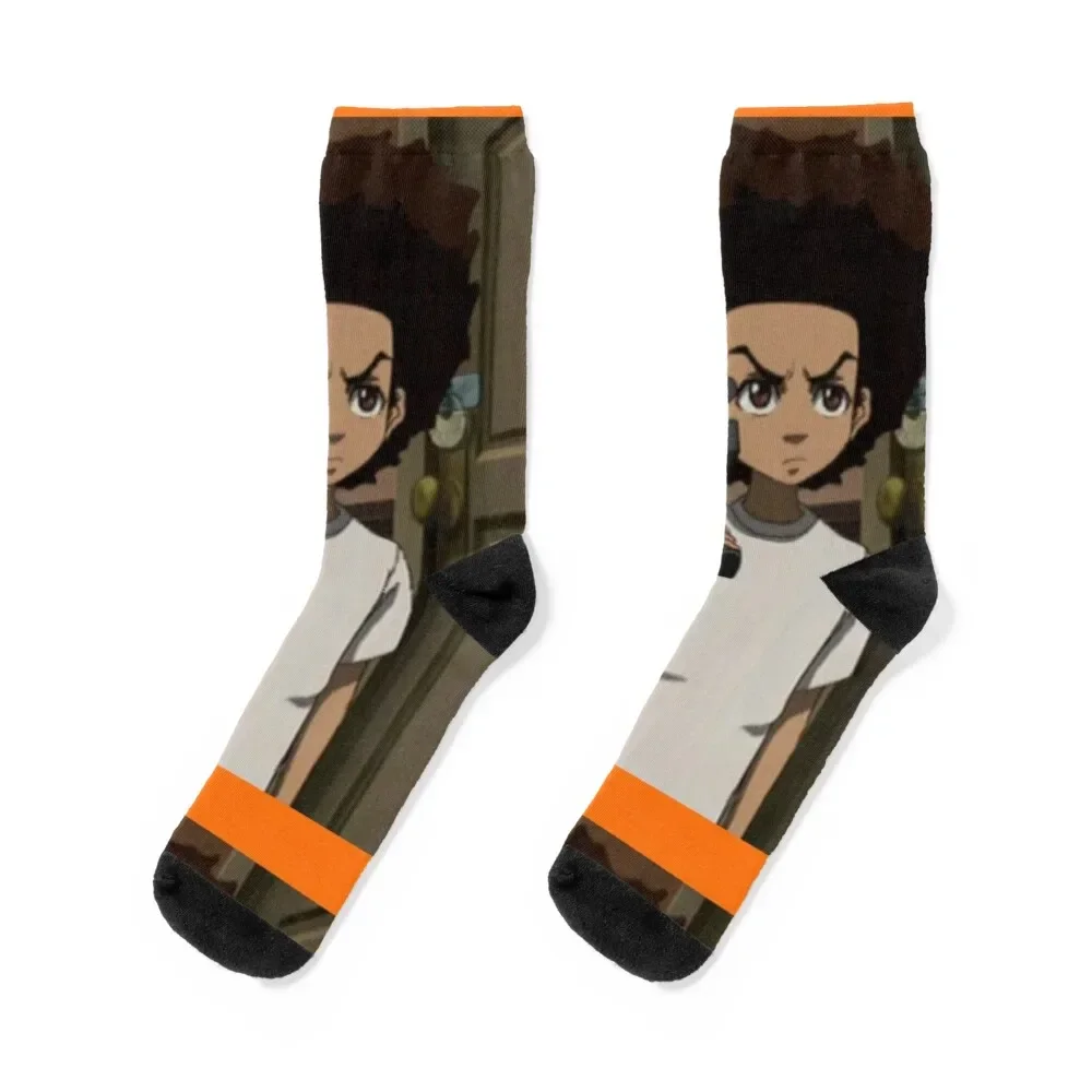 

Копия Boondocks Huey носки для езды на велосипеде мужские носки на заказ женские