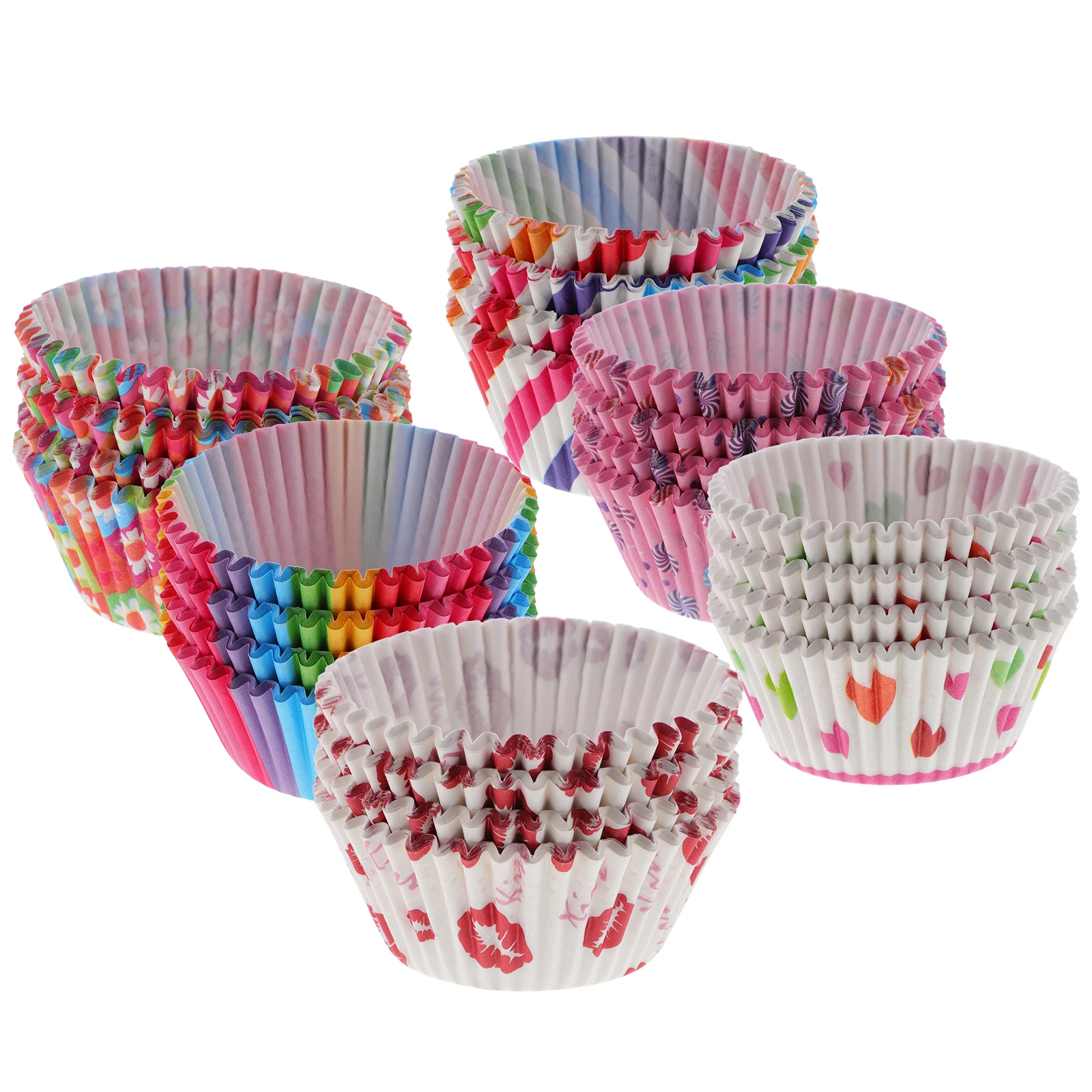 

600 Pcs Muffin Cases Baking Box Lining Wedding Cupcake Liners Chocolate Paper Cups