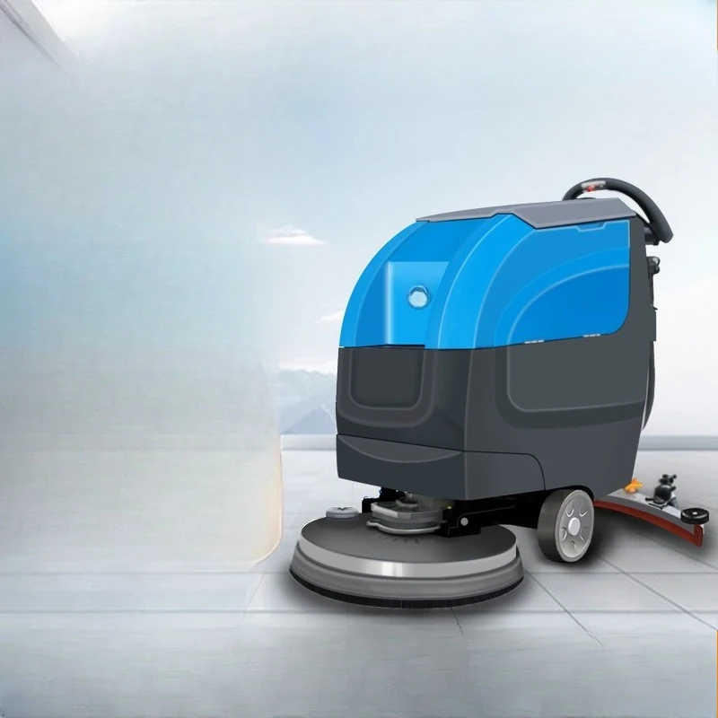 Hand Push Washing Machine Factory Workshop Garage Industrial Mopping Machine Supermarket Shopping Mall Washing Car