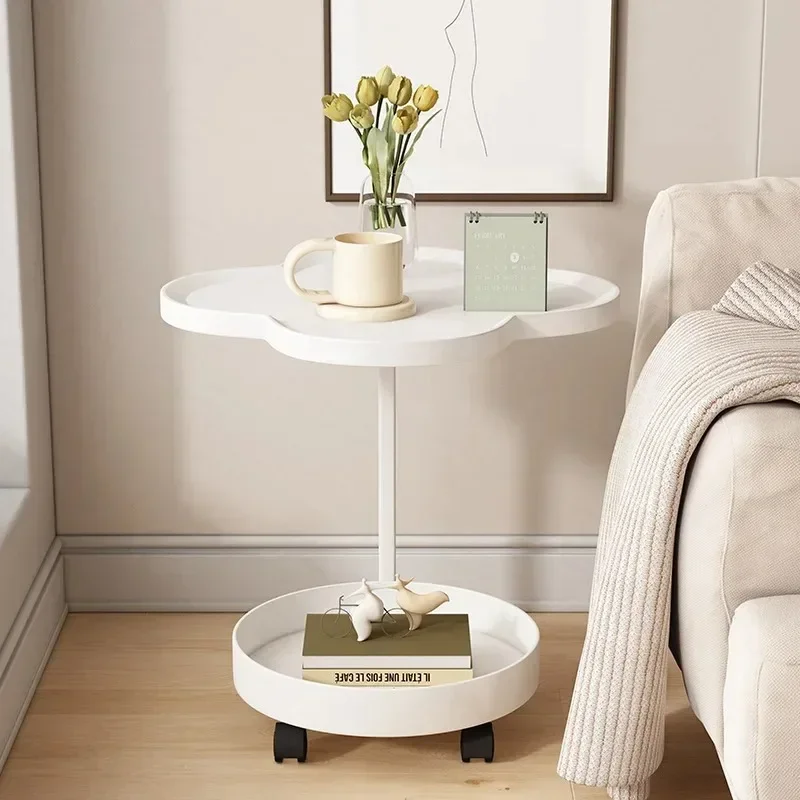 Stable Side few Double sofa side cabinet Table mobile shelf Small coffee table sturdy and durable