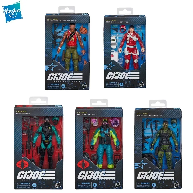 【Preventa de diciembre de 2025】Nuevo original Hasbro G.I. Joe Classified Series NIGHT-VIPER MOLE RAT BIG LOB figuras de acción de juguete regalos