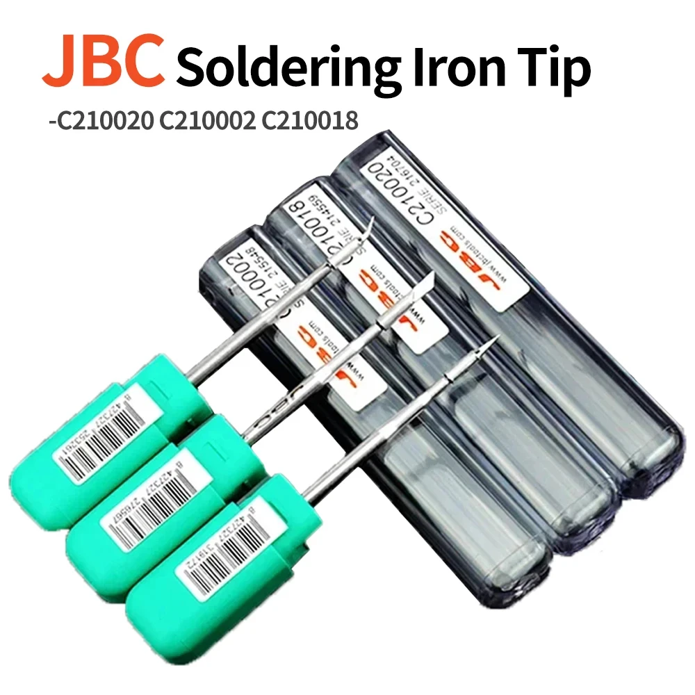 JBC C210 020 018 002 Soldering Pen Soldering Tip for Mobile Phone Motherboard PCB Welding Repair Replacement Soldering Tip Tool