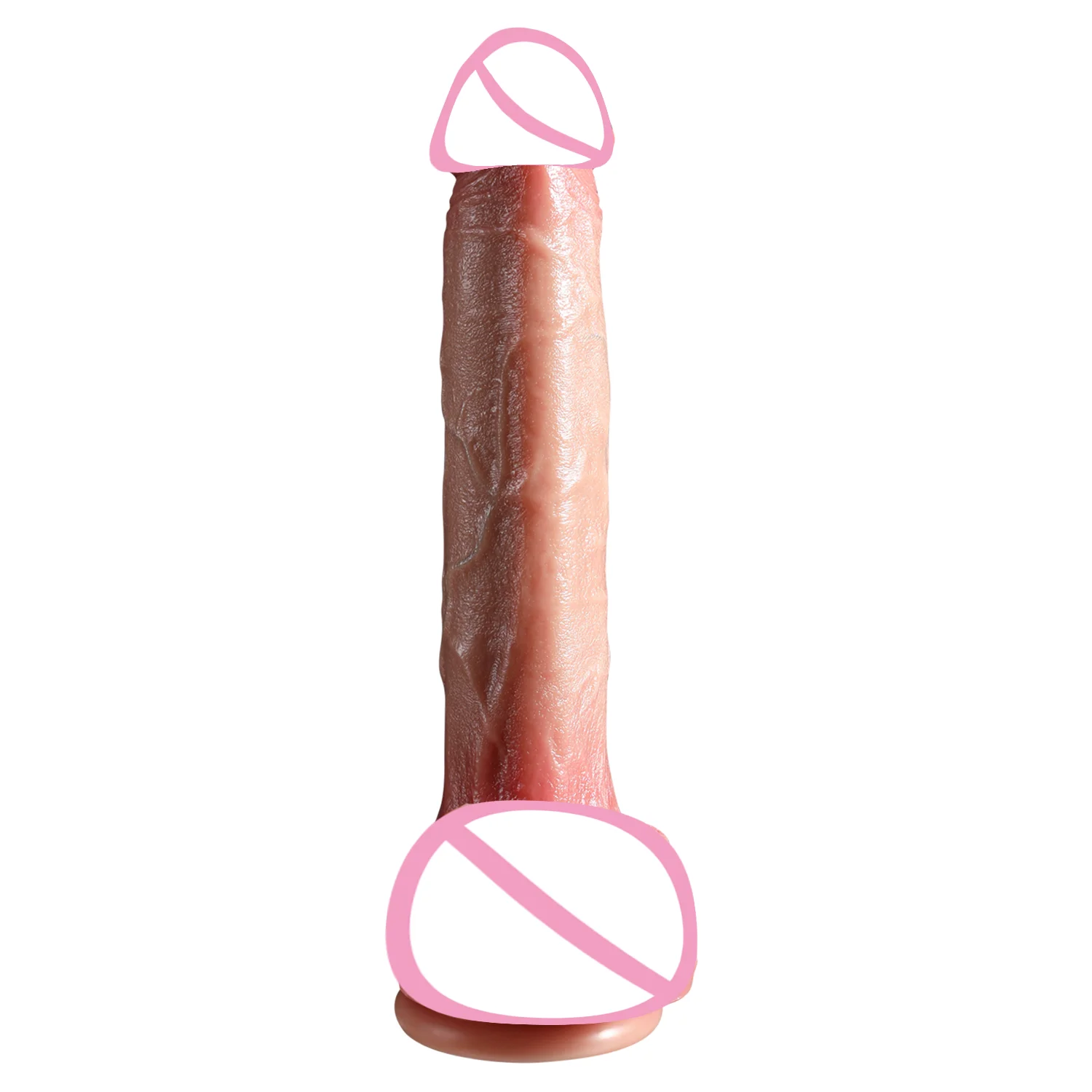ealistic Anal Penetration Dildo Vibrator For Female Masturbation Telescopic Penis Penetration Anal Vibrator Big Dick Sexy Toys