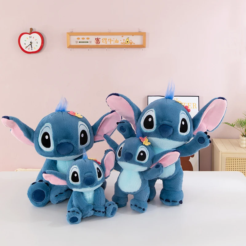 

Disney 70 см большой размер Лило и Стич плюшевая кукла мультфильм животных подушка для сна украшение комнаты мягкая игрушка для подарка