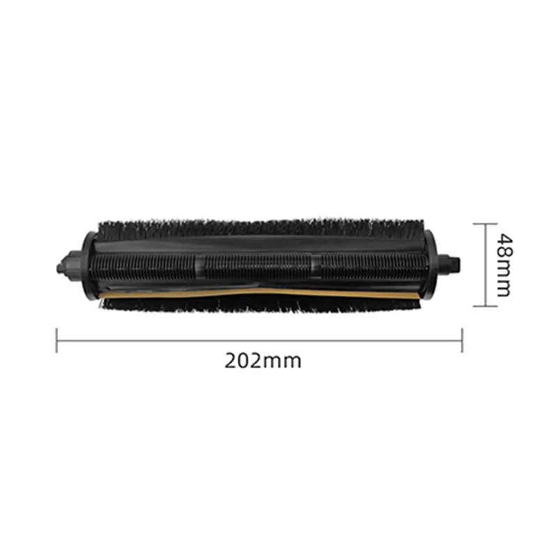 Tricut Bürstenstreifen für Dreame X30 X40 L40/L10s Ultra Gen 3, Xiaomi X20 Pro/ X20+, MOVA P50 Pro/ Z50/ MOVA S70 Ultra Hauptbürste – Detail 1