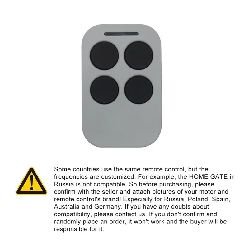 Door Opener Remote Door Opener Remote For Automatic Swing Sliding Gate Opener Wireless Remote Long Distance Reception