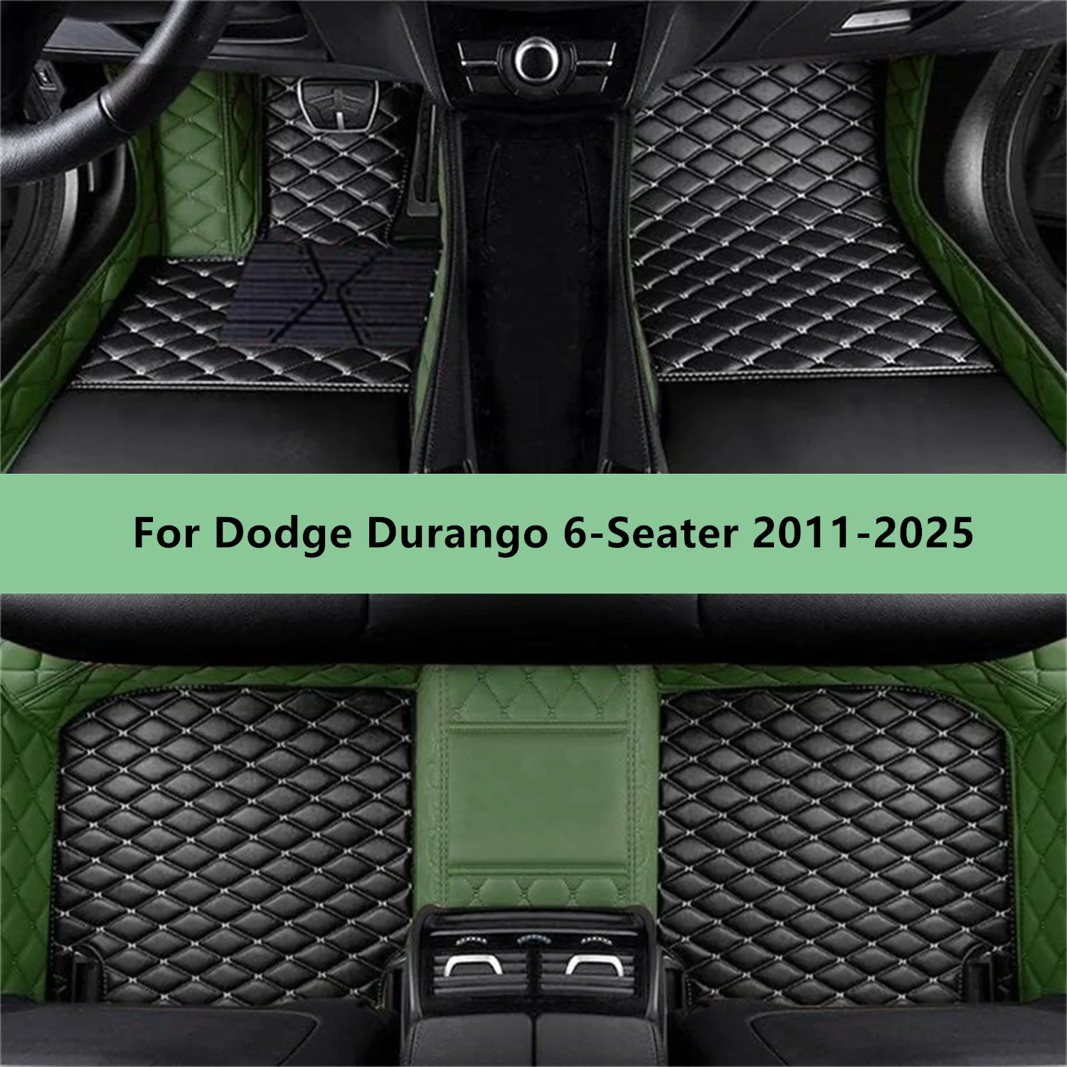 

Автомобильные коврики для Dodge Durango 6-местные 2011-2025 Коврики для мужчин и женщин Аксессуары для салона автомобиля