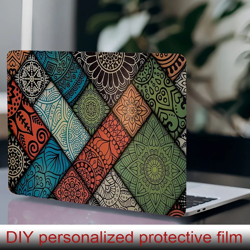 

2 наклейки для ноутбуков, защитная пленка Flowing Ribbon, наклейка для самостоятельного изготовления, устойчивая к царапинам.