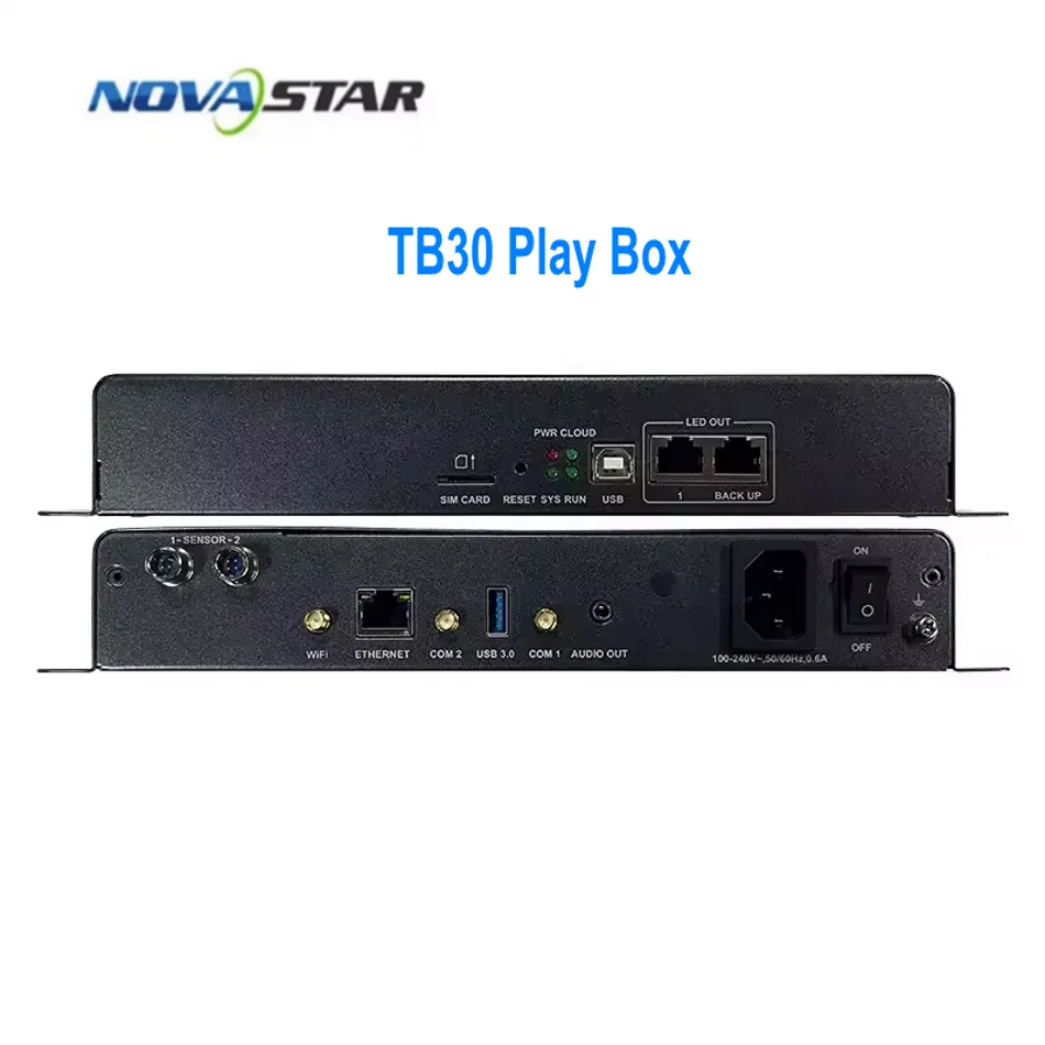 شاشة عرض LED وحدة تحكم Novastar مشغل الوسائط المتعددة غير المتزامن TB10plus TB20plus TB30 TB40 TB60 #3