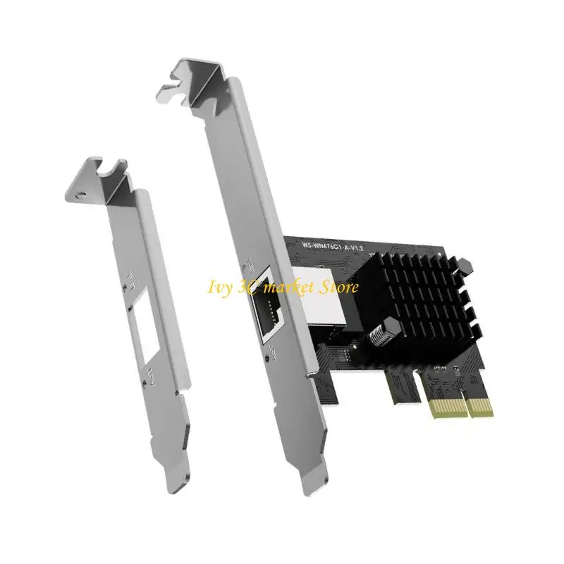 

D7YC PCIe 2.5Gbps Gigabit Networking Card RJ45 Adapter with RTL8125B Chipset for Enhances Data Transfer and Stability