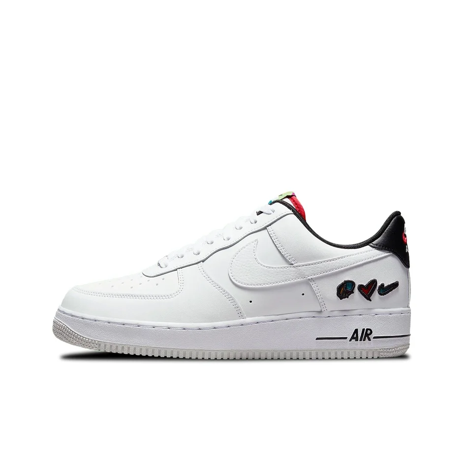 Nike Air Force 1 Skateboard Shoes Men's Low Top White/Black DM8148-100