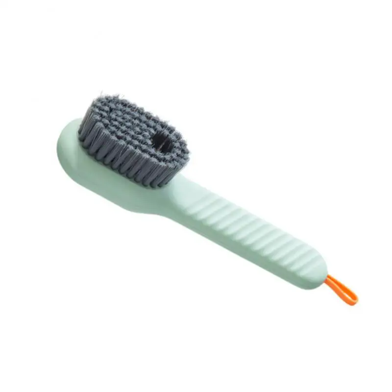 Multifunctional Laundry Brush Liquid Shoe Brush With Handle Flexible Washing Scrub Brush Soft Bristles Cleaning Tools Household