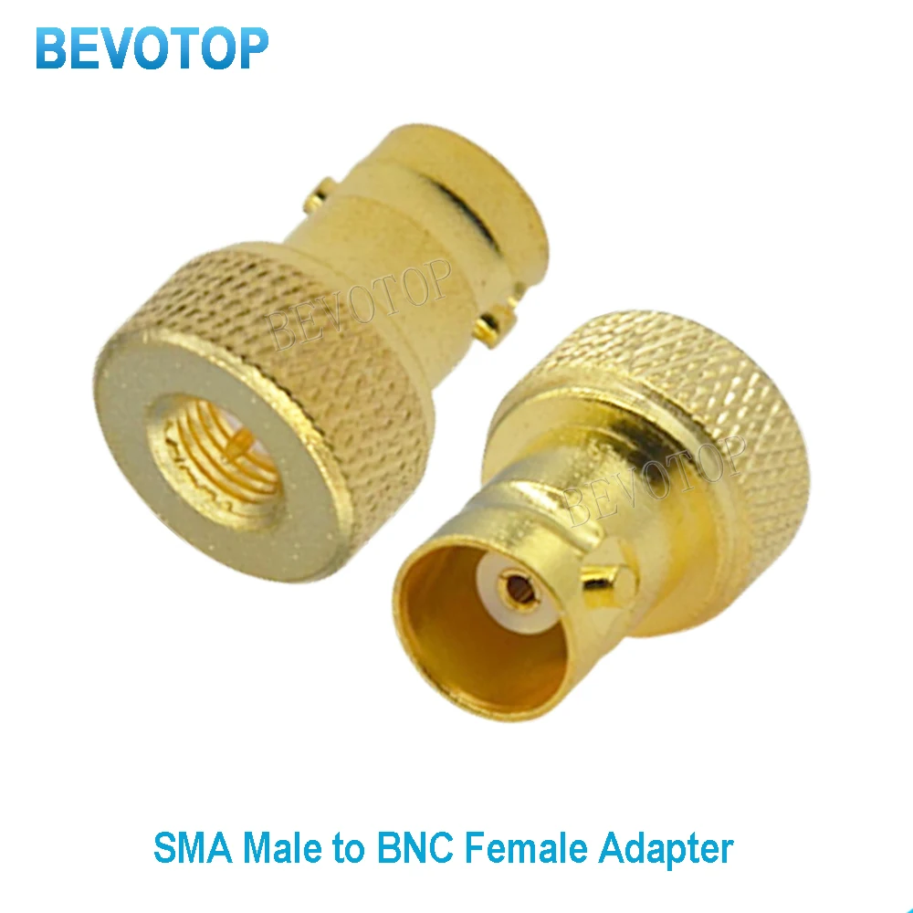 

100PCS SMA Male Plug to BNC Female Jack Connector Adapter for Wifi Radio Antenna Q9 BNC to SMA Coaxial Wire Terminals Wholesales