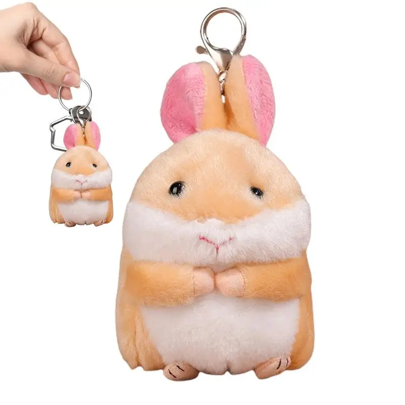 

Cute Hamster Plush Hamsters Plush Toys Hamster Toy Keychain Cute Small Hamster Soft Stuffed Animals Cushion Toy Soft Adorable