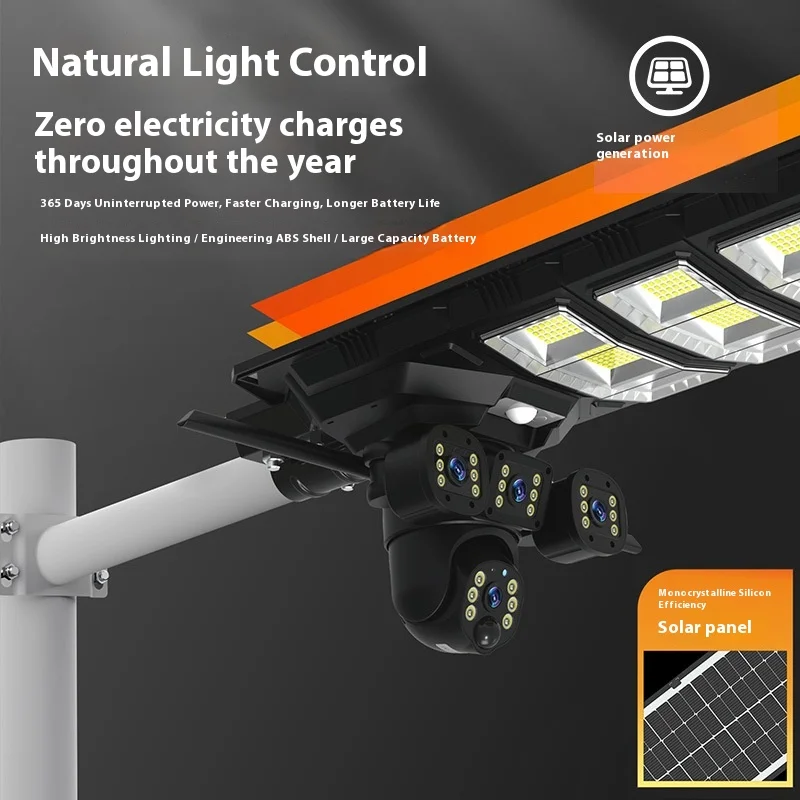 Solar-powered Outdoor HD Wireless Surveillance Camera