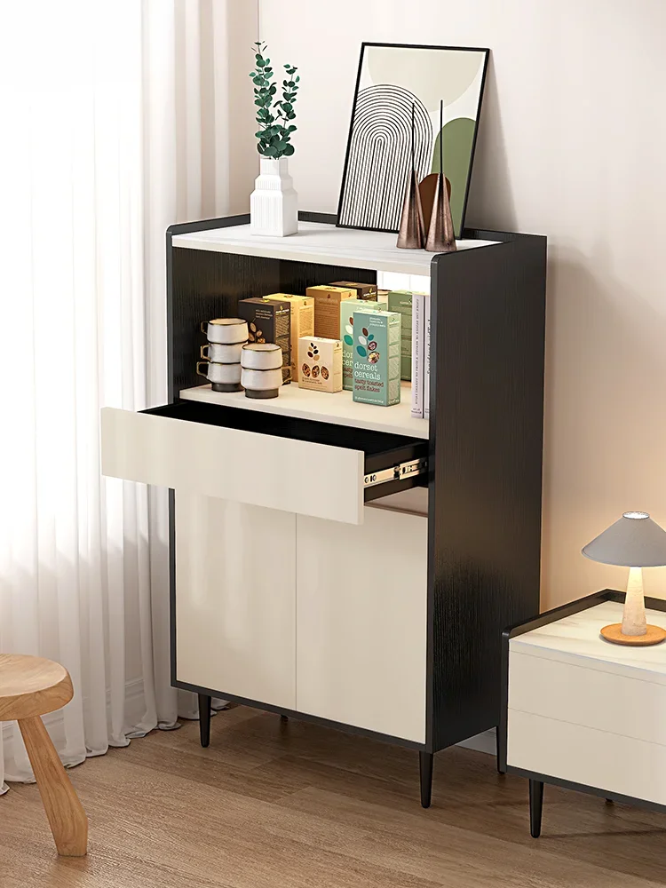 

Light Luxury Stone Plate Sofa Side Cabinet Living Room Home TV Multi-Function Sideboard Wine Cabinet