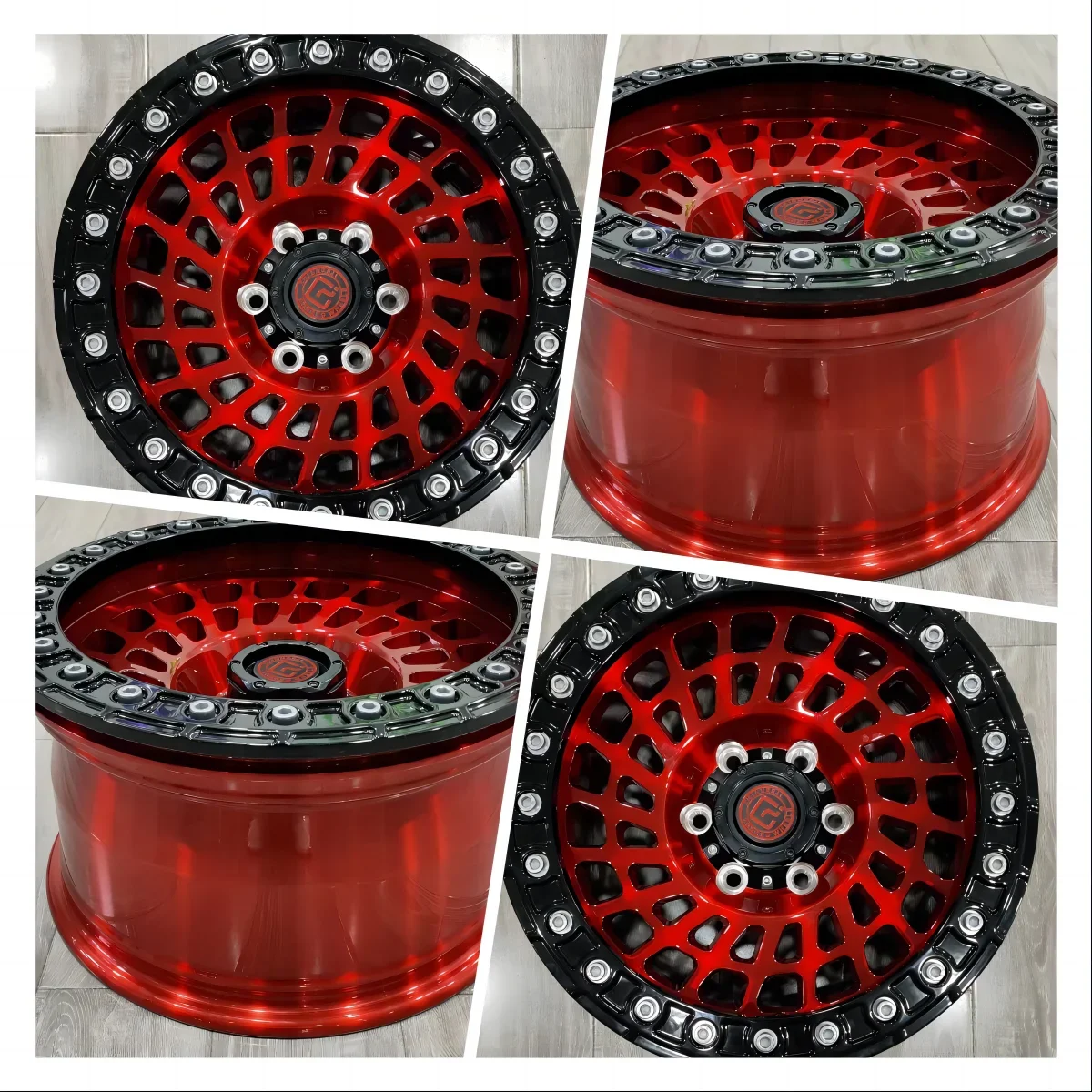 Land Rover Defender Off-Road Wheels Rims Forged Beadlock Alloy with Spokes Design for SUV 4x4 Vehicles