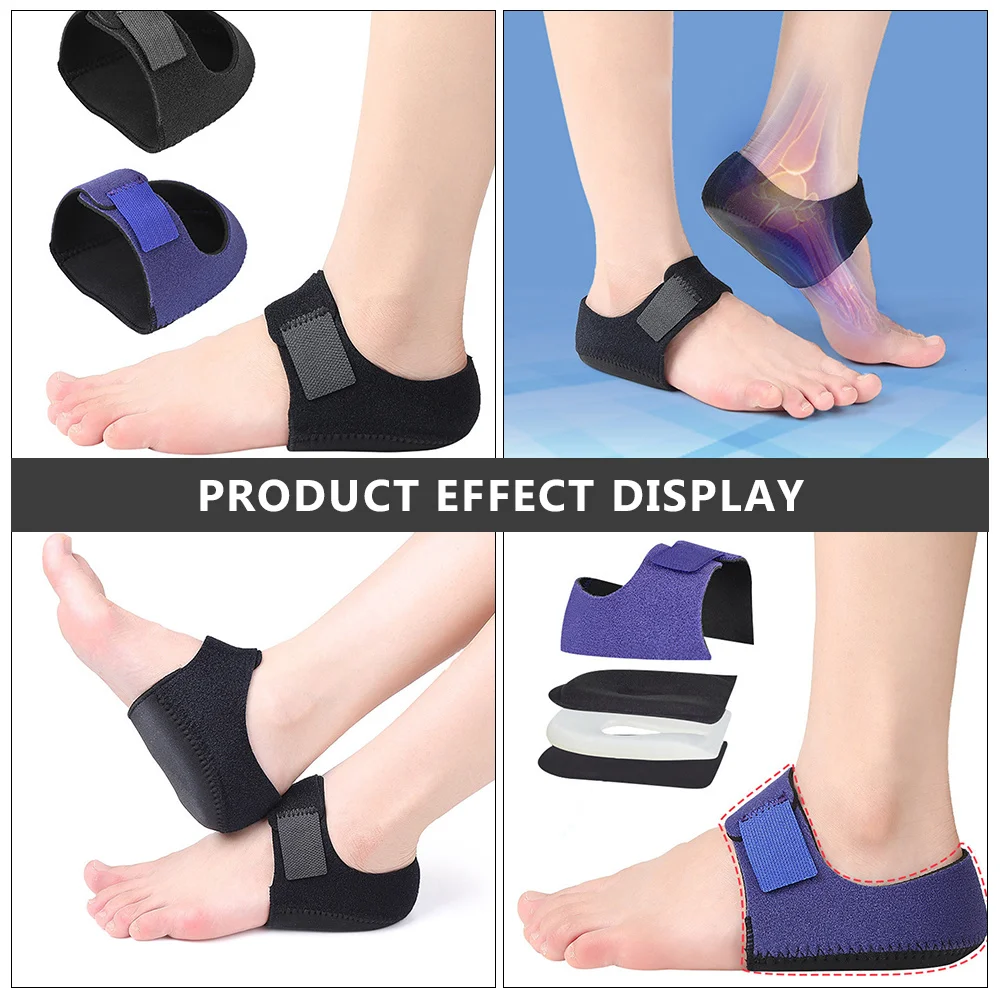 

2Pcs Heel Support Cushions High-Quality Protective Heel Cover for Sports Boots Work Shoes Anti-Slip Comfortable Fit