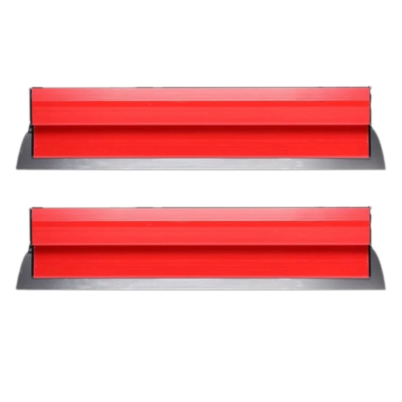 2pcs Paint Smears Repair Wall Scrapers Steel Guide Putty Leveling Scraper Tool