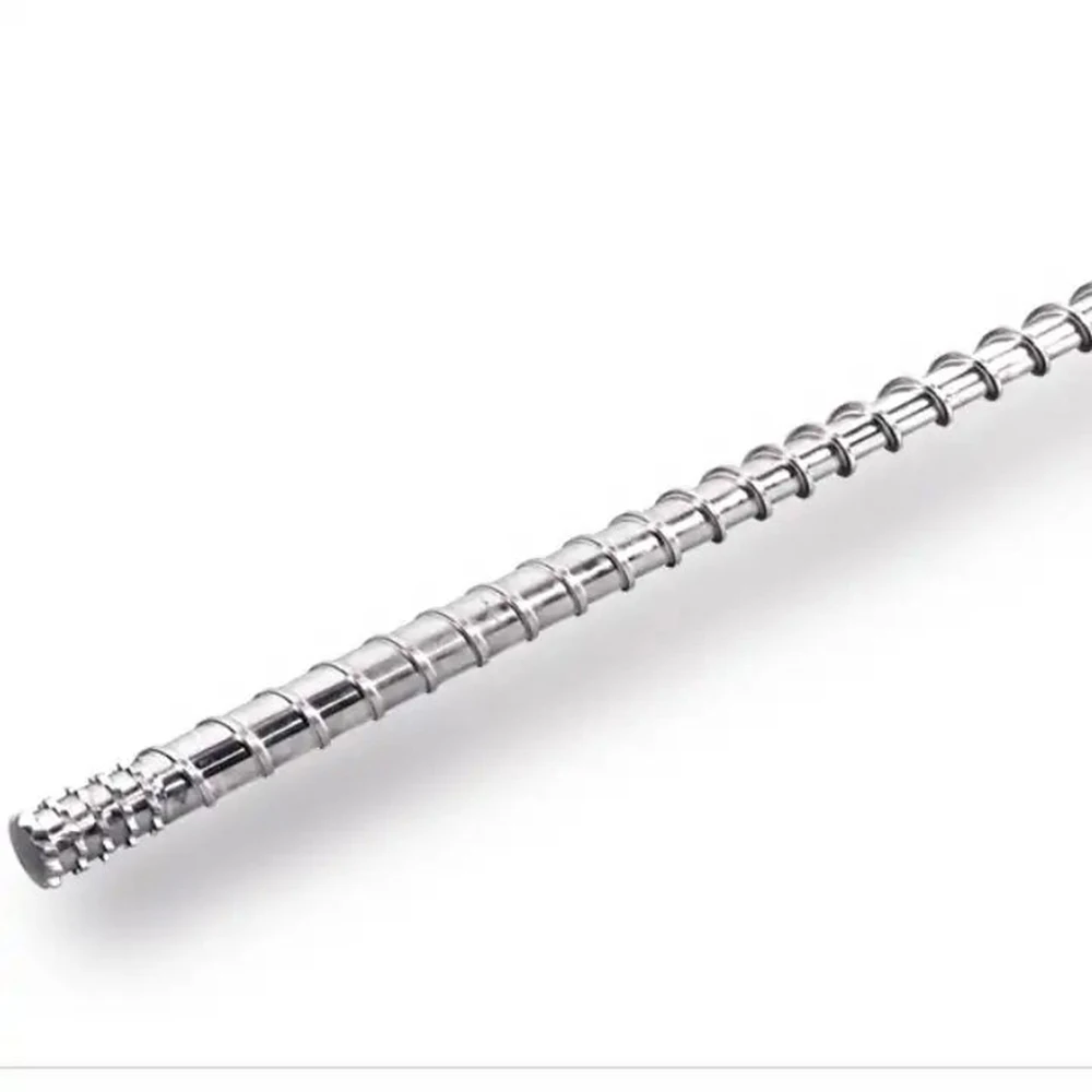 Customized high-quality screw and barrel accessories for three-layer extruders and blown film machines  SACM645、38CrMoAIA  auger