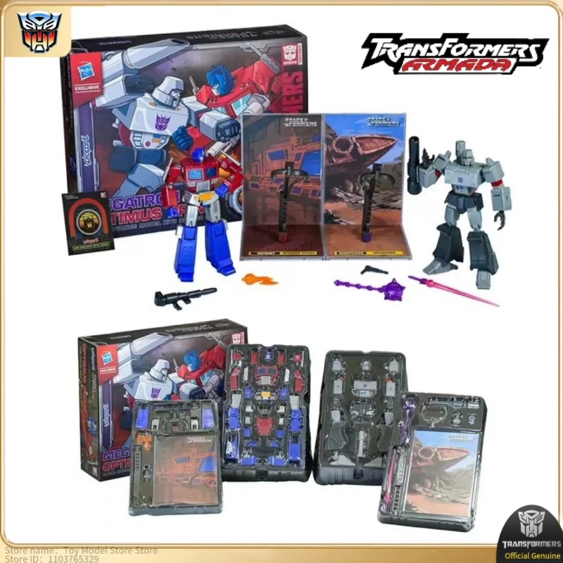 

In Stock Transformer Model Toys Pre Assembled G1 Optimus Prime&Megatron Movie AnimeFigurine Model Toys Collection Popular Gifts
