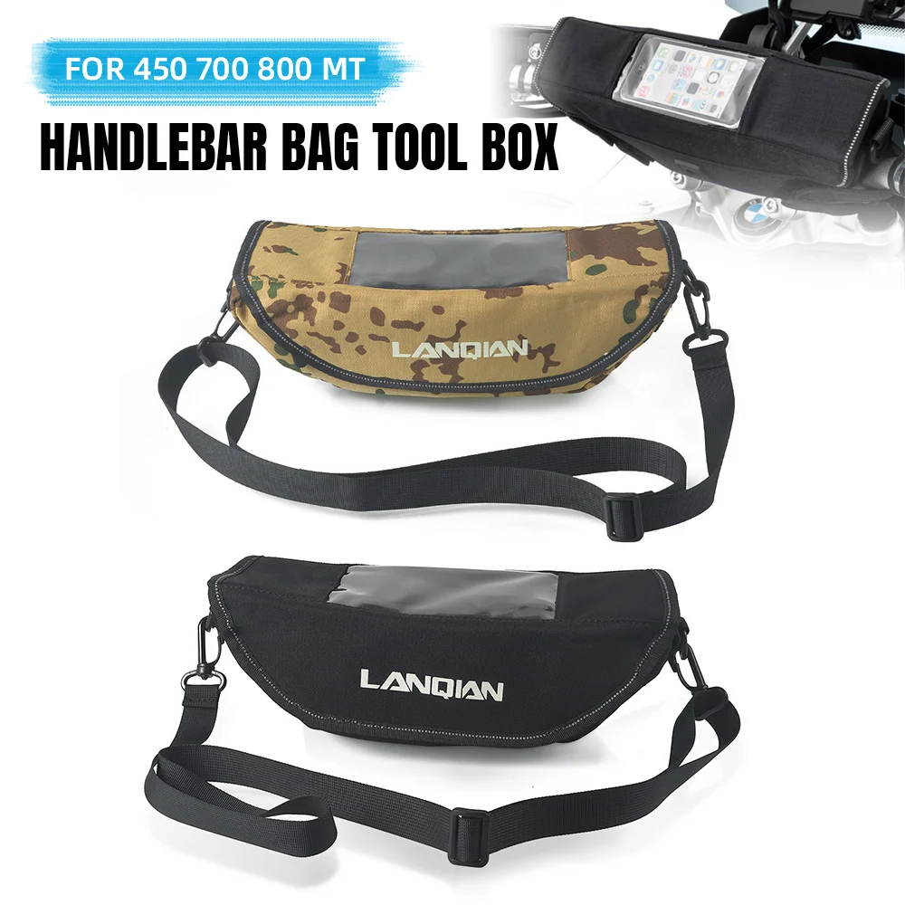 

Motorcycle Accessorie Waterproof Nylon Dustproof Handlebar Storage Bag For CFMOTO 450 700 800 MT Handlebar Travel Bag Waterproof