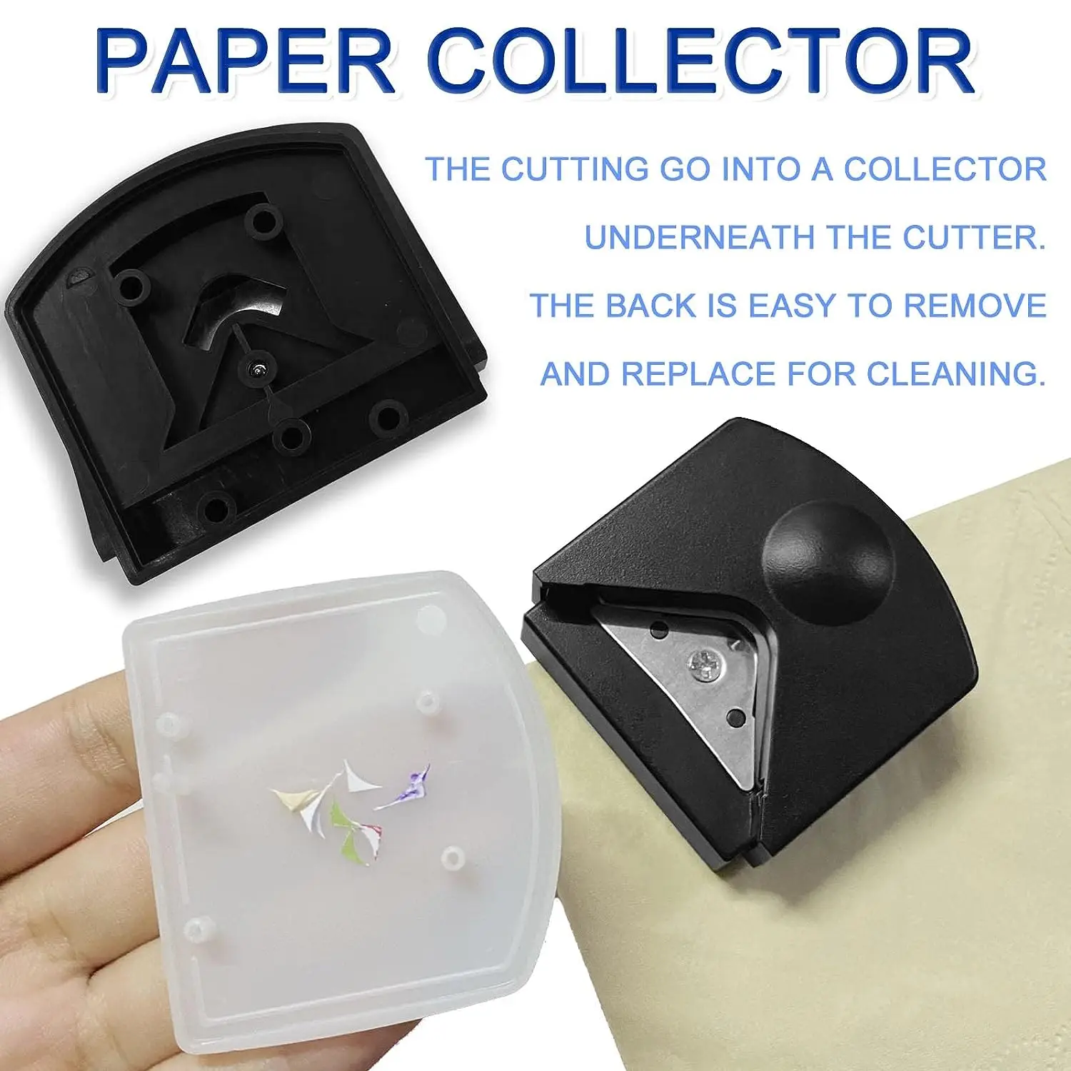 4mm Radius Corner Rounder Punch Paper Corner Rounder Paper Hole Cutter for Photo Paper,Black