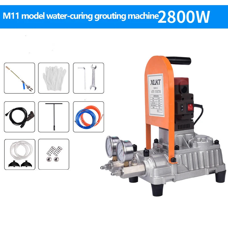 220V 2800W Water Curing Grouting Machine Grouting Machine Grouting Machine Double Liquid Grouting Machine