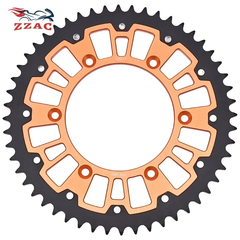 

52T Motorcycle Steel Aluminum Composite Sprocket For KT/M 380 400 450 505 600 EXC SX XC-W EXC-F SX-F XC-F LC4 MX 2009 1990-2021