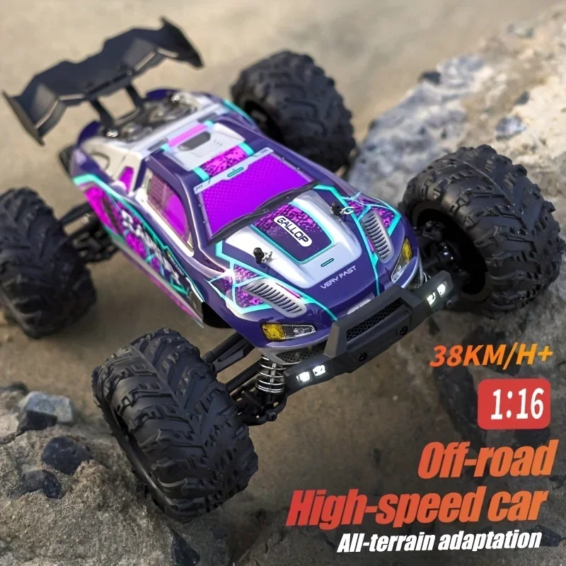 1:16 50 KM/H 4WD RC Auto Met LED Licht 2.4G Afstandsbediening Auto Hoge Snelheid Drift Monster Truck voor Kinderen