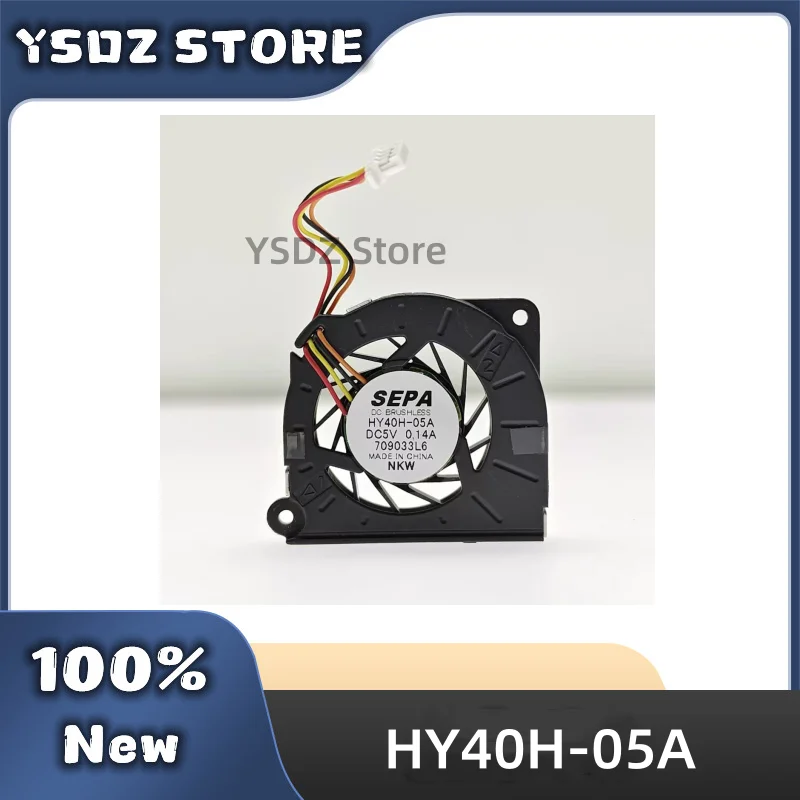 100%New HY40H-05A 4-wire DC5V 0.14A 40*40*5MM 4CM For SEPA Cooling fan in stock Fast Shipping