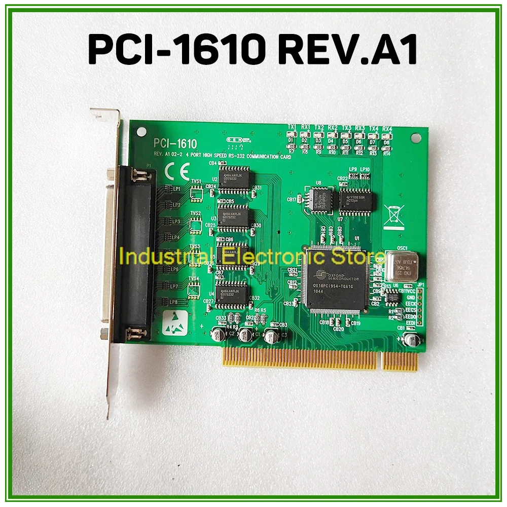 

For Advantech 4 Port High Speed RS-232 PCI Communication Card Surge Protection PCI-1610 REV.A1