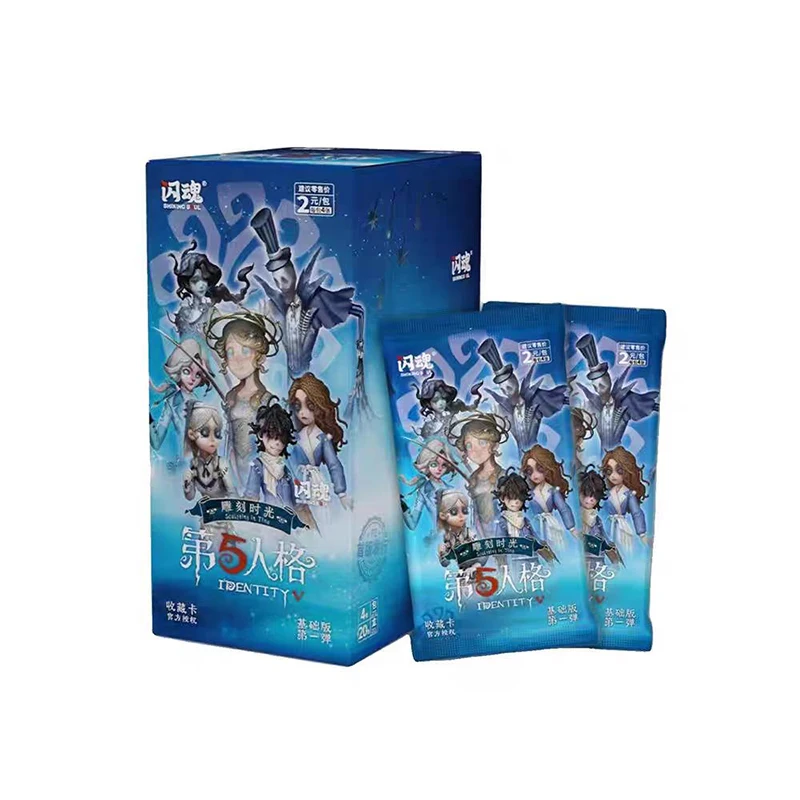 بطاقات عشوائية أساسية أصلية معتمدة من Identity Ⅴ، 20 حزمة في الصندوق، بطاقات قابلة للجمع أصلية، هدية ولعبة للمقتنيات