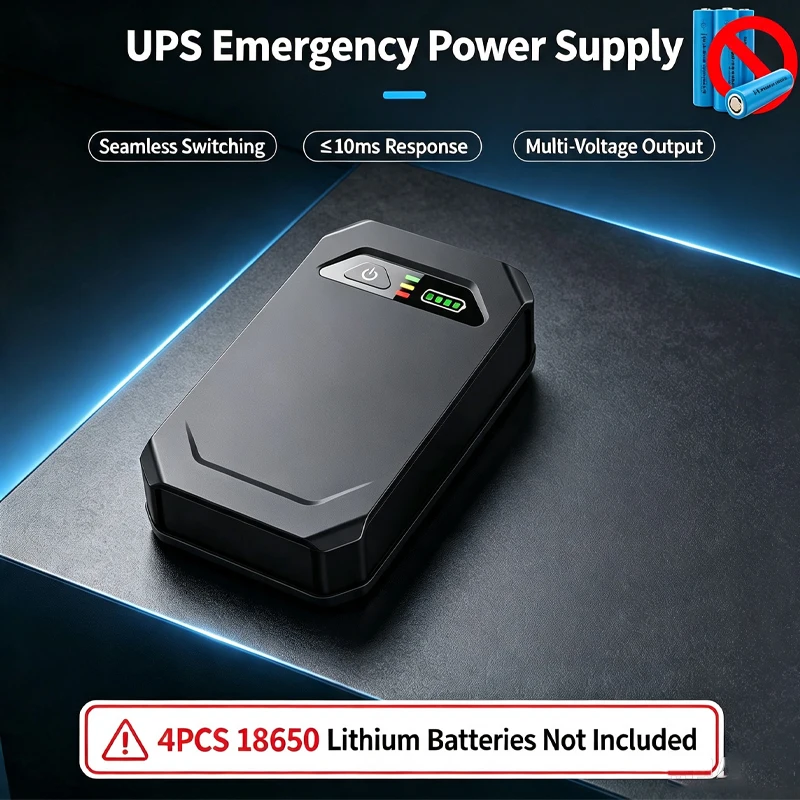 No Battery Router Output Voltage 5V9V12V Optical Cat Monitor Backup Uninterruptible DC 12V Power Supply Charger Cell Phone UPS