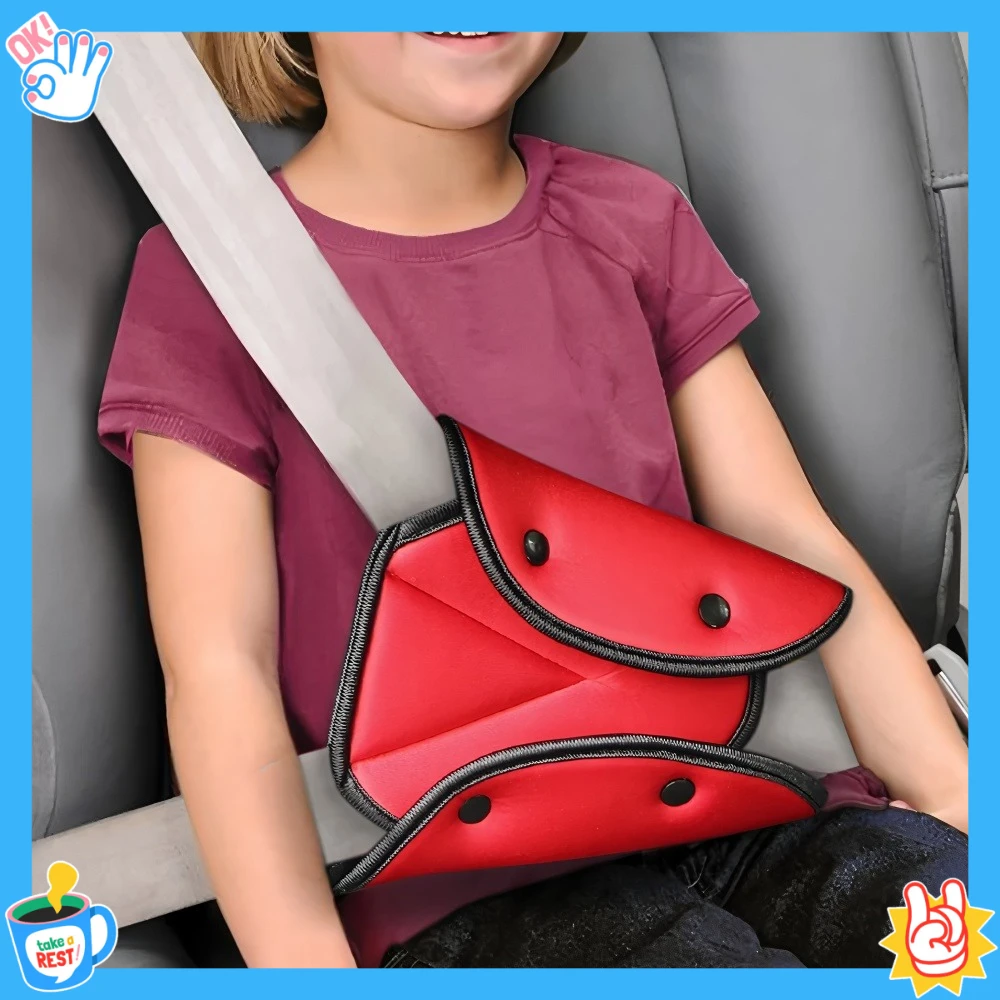 

Универсальный автомобильный ремень безопасности, прочный регулируемый треугольный ремень безопасности, зажимы для ремня безопасности, защита детей, автомобильные товары