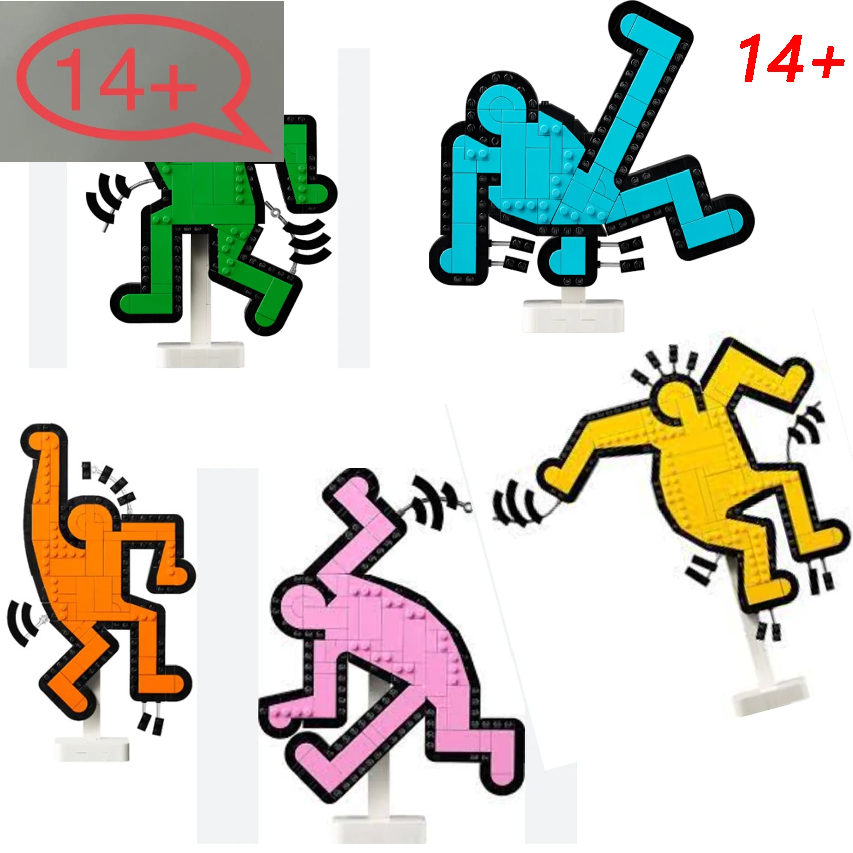 

MOC 2025 New Art 31216 Dancing Figures Building Blocks Sets For Children Boys Christmas Birthday Gift toys