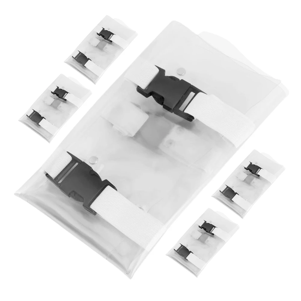 

5pcs Transparent Pvc Dental Chair Foot Covers Elastic Bands Covers For Dental Chair Feet Multi-Use Furniture