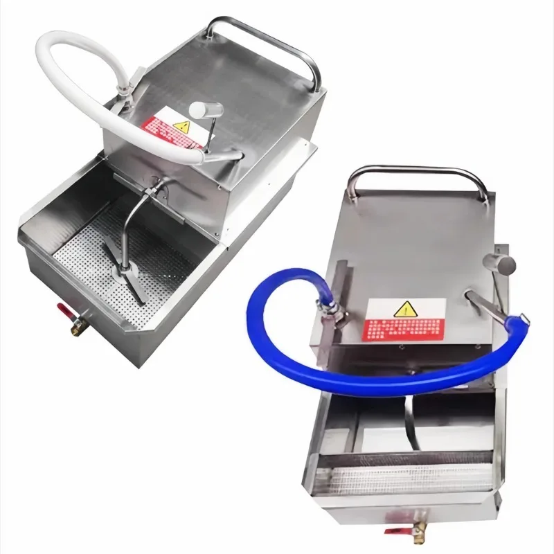 【Recommandation du vendeur】 35L acier inoxydable Restaurant friteuse filtre Restaurant friteuse filtre à huile chariot Machine