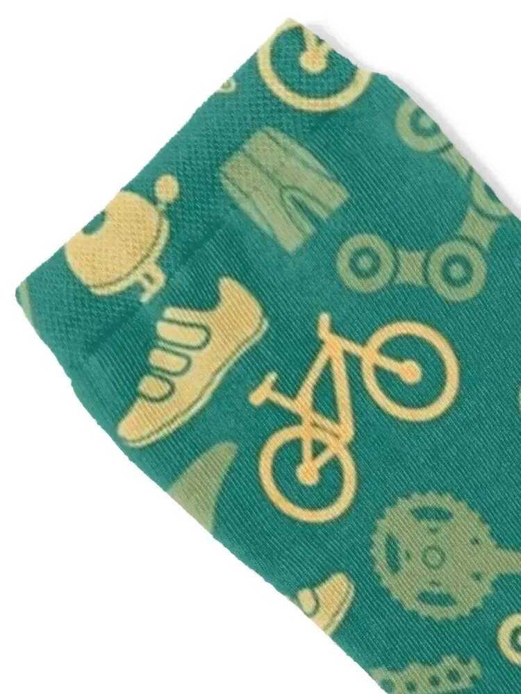 Bicycle Pattern 458 Socks football funny sock Socks Ladies Men's