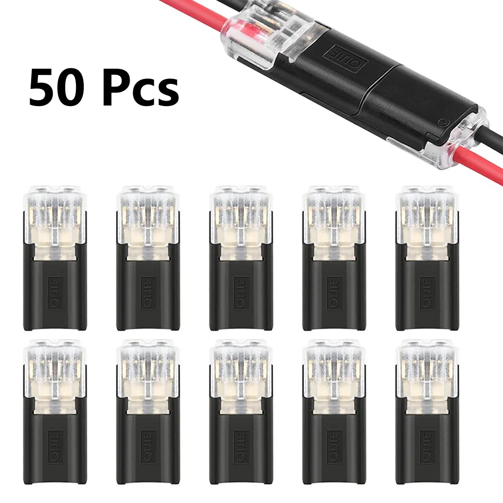 

Упрощуйте свой процесс проводки с 50 шт. 2-контактными обжимными разъемами для кабеля, идеально подходящими для электрической проводки автомобиля и мотоцикла