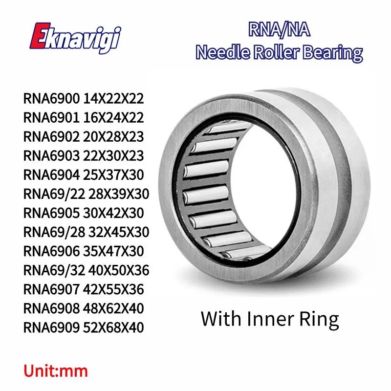 Free Shipping 1PCSSolid Ferrule Needle Roller Bearing NA/RNA Series Bearings RNA6900 6901 6902 6903 6904 6905