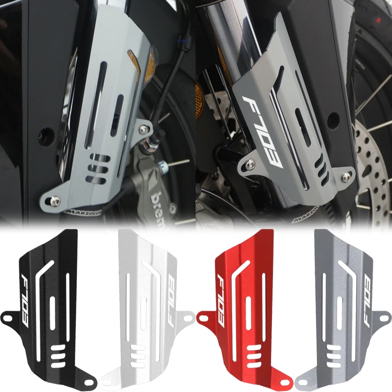 For ZONTES 703F 703 F 2024 2025 2026 Motorcycle Accessories Front Fork Guards Shock Absorber Protection Cover Frame Protector