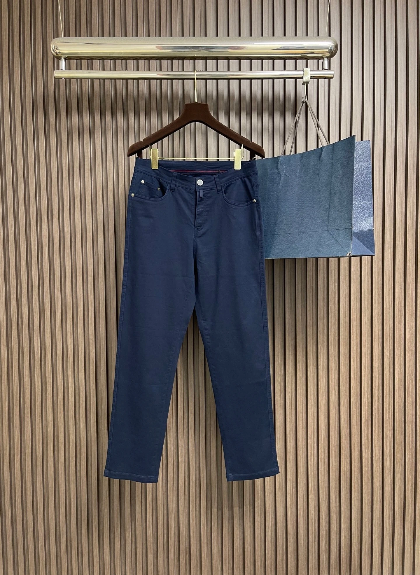 Kiton 2026SS Italian old money solid color very versatile commuter pants