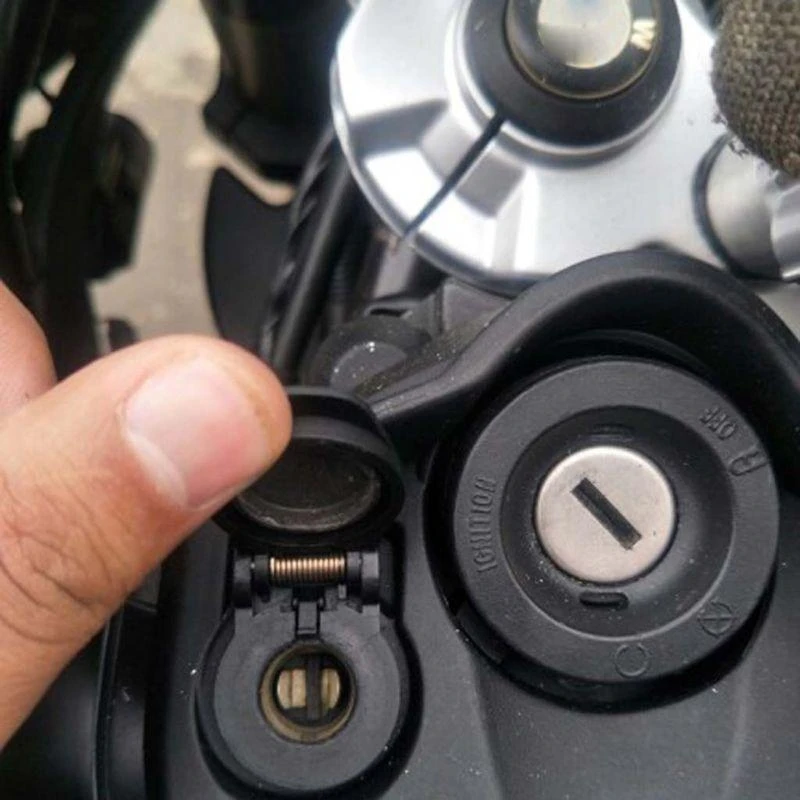12V Dual USB Power Adapter for Mobile Phones/Music Player/GPS for Motorcycle Power Socket Easy Installation best sale