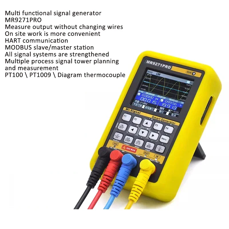 MR9271PRO Hart Signal Generator 4-20mA Thermoelement Kalibrator Papierloser Recorder Modbus Debugging Hart Communicator