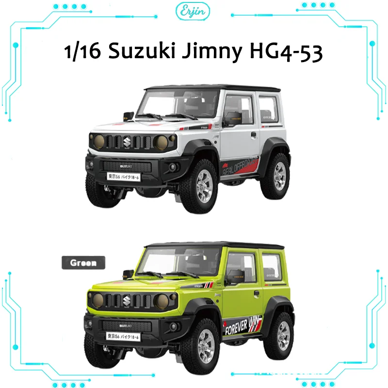 Hengguan 1/16 Suzuki Jimny Hg4-53 Simulated Lights And Horn Smoke Rc Vehicle Full Scale Off Road Remote Control Vehicle